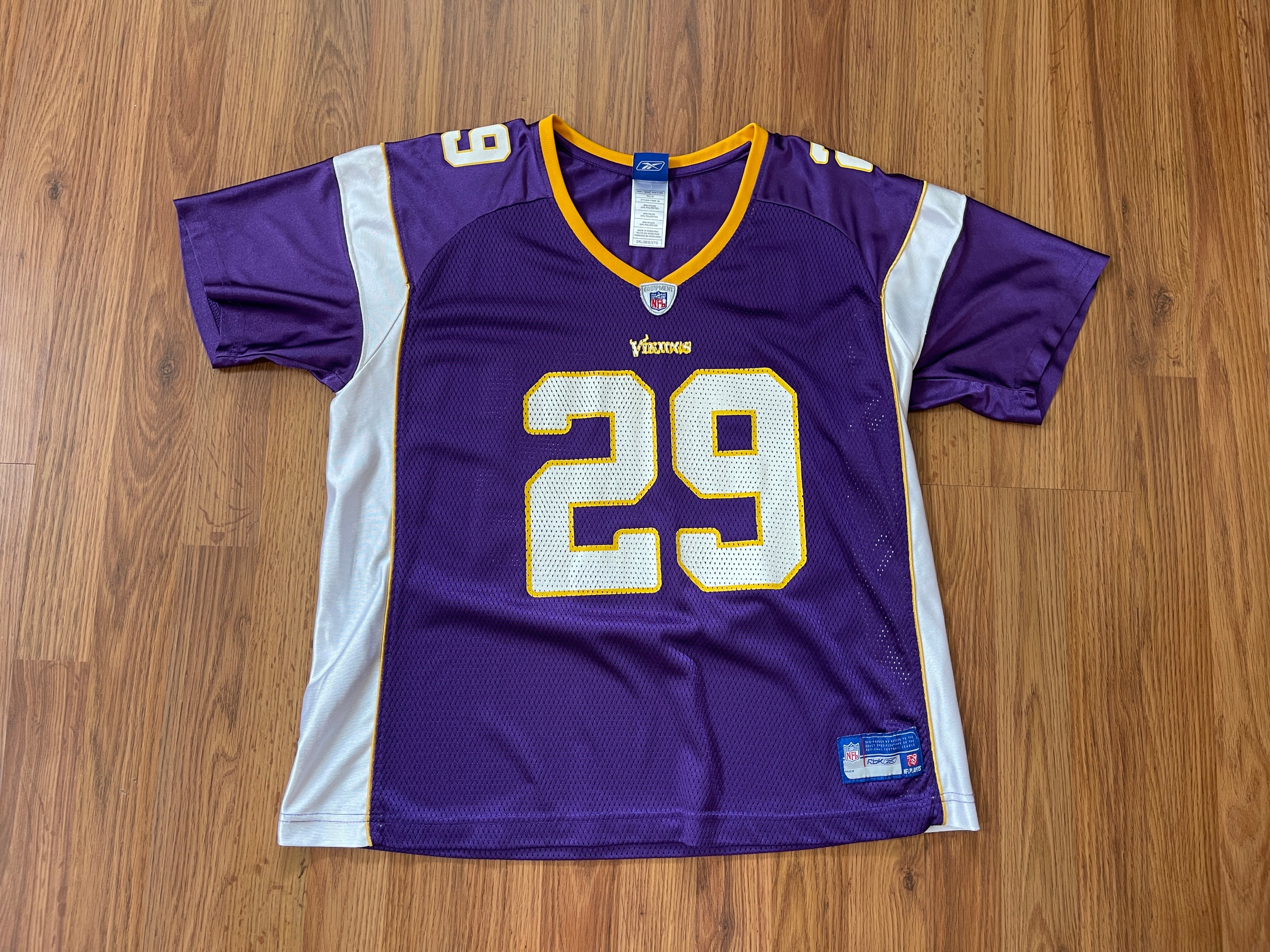 Minnesota Vikings Chester Taylor #29 NFL FOOTBALL Women's Cut Sz