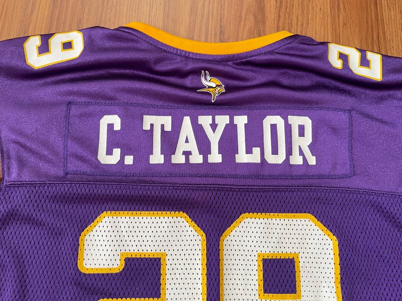 2010 Chester Taylor Game Worn, Unwashed Minnesota Vikings Jersey