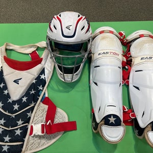 Used Easton Jen Schro The Very Best Adult Large USA Catcher's Set