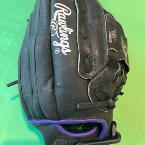 Used Rawlings Highlight Series Right Hand Throw Baseball Glove 12"