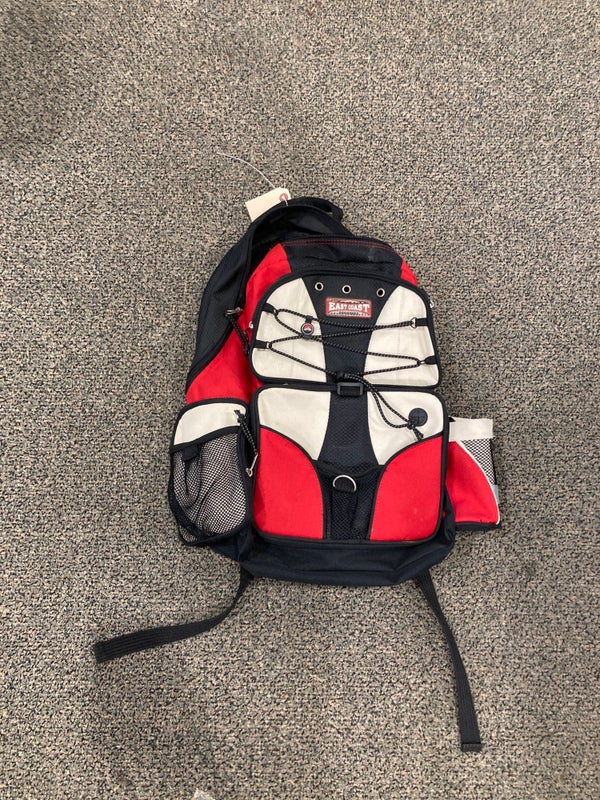 Used Black and Red Backpack