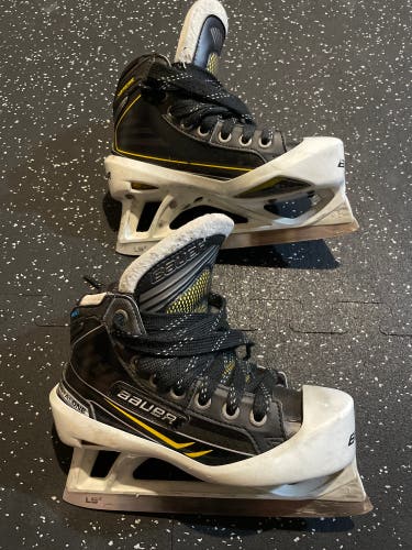 Used Bauer Regular Width Size 1.5 Total One NXG Hockey Goalie Skates