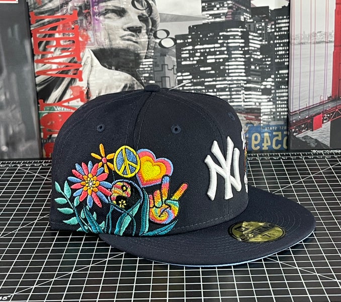 New Era New York Yankees Swirl 59FIFTY Fitted Navy/Gray UV Hat