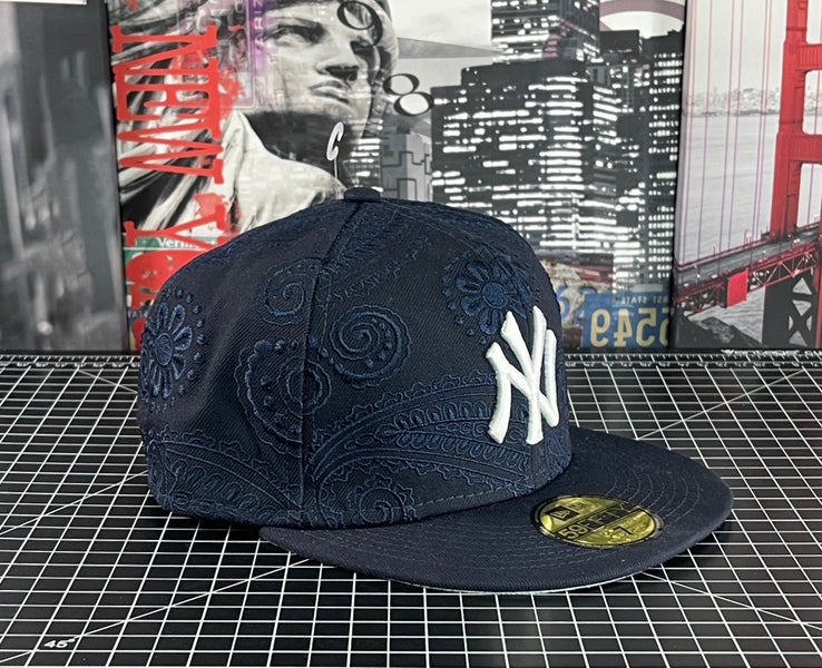 New Era New York Yankees Swirl 59FIFTY Fitted Navy/Gray UV Hat