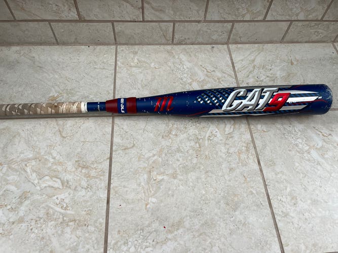 Used USSSA Certified Marucci Composite CAT 9 Composite Bat (-8) 23 oz 31"
