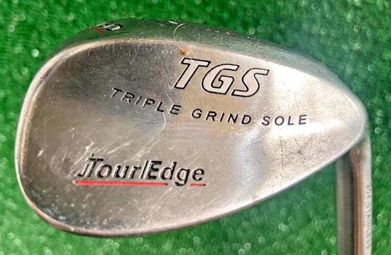 Tour Edge 60 Degree TGS Triple Grind Sole Lob Wedge RH Stiff Steel 35.5 Inches