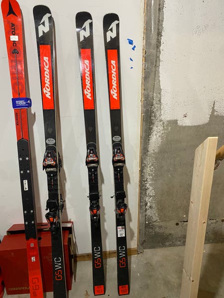 183 cm Nordica Doberman GS WC with x16 Din Marker Bindings