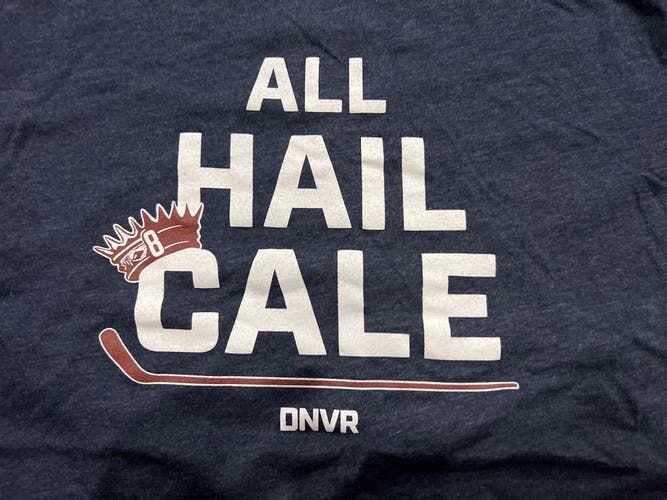 Adult Small All Hail Cale Colorado Avalanche Shirt