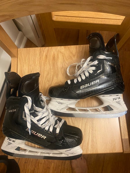 Used Bauer Size 8 Supreme Mach Hockey Skates