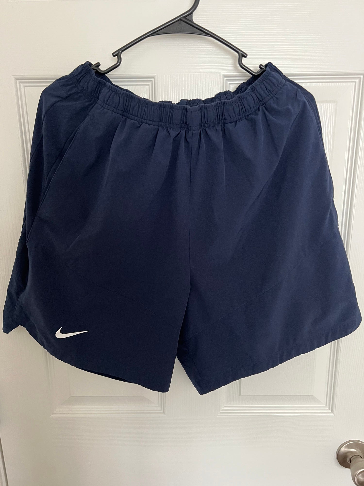 Nike L Shorts Navy Blue Athletic Active Pockets Active Wear, 42% OFF