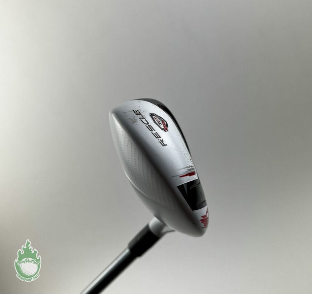 Used RH TaylorMade AeroBurner Rescue TP 3 Hybrid Stiff Graphite Golf Club