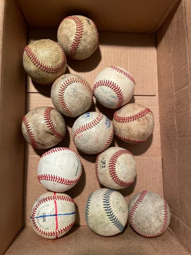 Used 12 Pack (1 Dozen) Baseballs