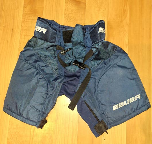 Blue Used Small Bauer None Pant Shell