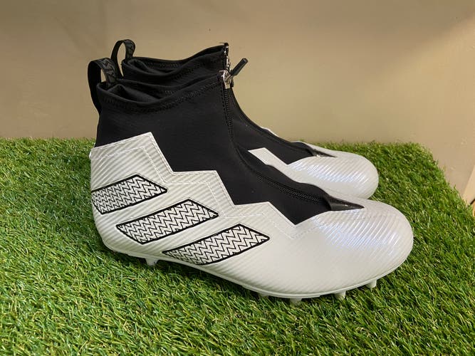 Adidas Nasty Fly 2E White/Black Football Cleats Men's Size 11 GX1781 NEW