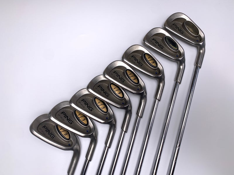 Ping i3 Oversize Iron Set 4-PW+SW Blue Dot 1* Up Cushin Z-Z65 Regular Steel RH