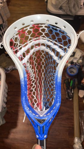 New Attack & Midfield Strung Rabil Head USA DYED RABIL REPLICA POCKET