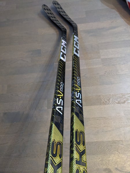 2-Pack New LH CCM Tacks ASV Pro Hockey Sticks - 75 Flex P90TM