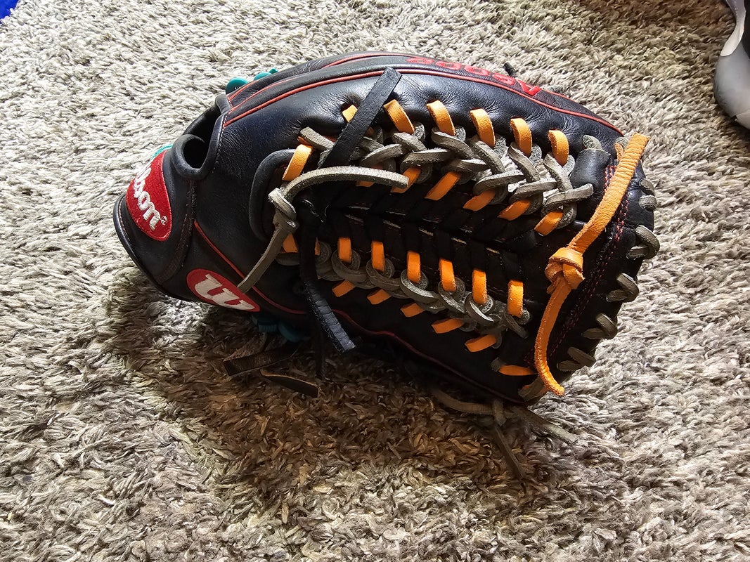 Used Wilson Right Hand Throw Pitcher's A2000 Baseball Glove 12.25"