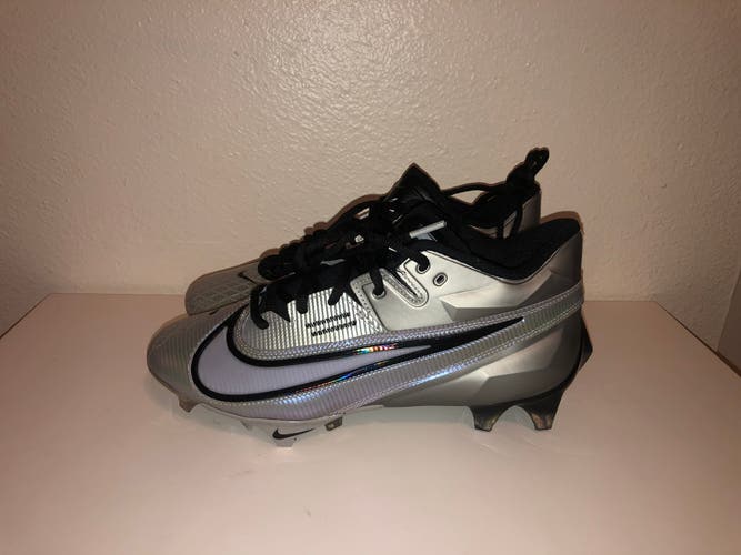 Nike Vapor Edge Elite 360 2 Football Cleats Grey Black Men's Size 7.5 DA5457-002