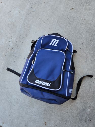 Used Marucci Battalion Bat Pack:  MBBTLNBP Navy Blue
