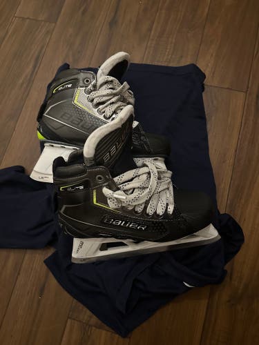 Bauer Elite Hockey Goalie Skates 7.5 Fit 2