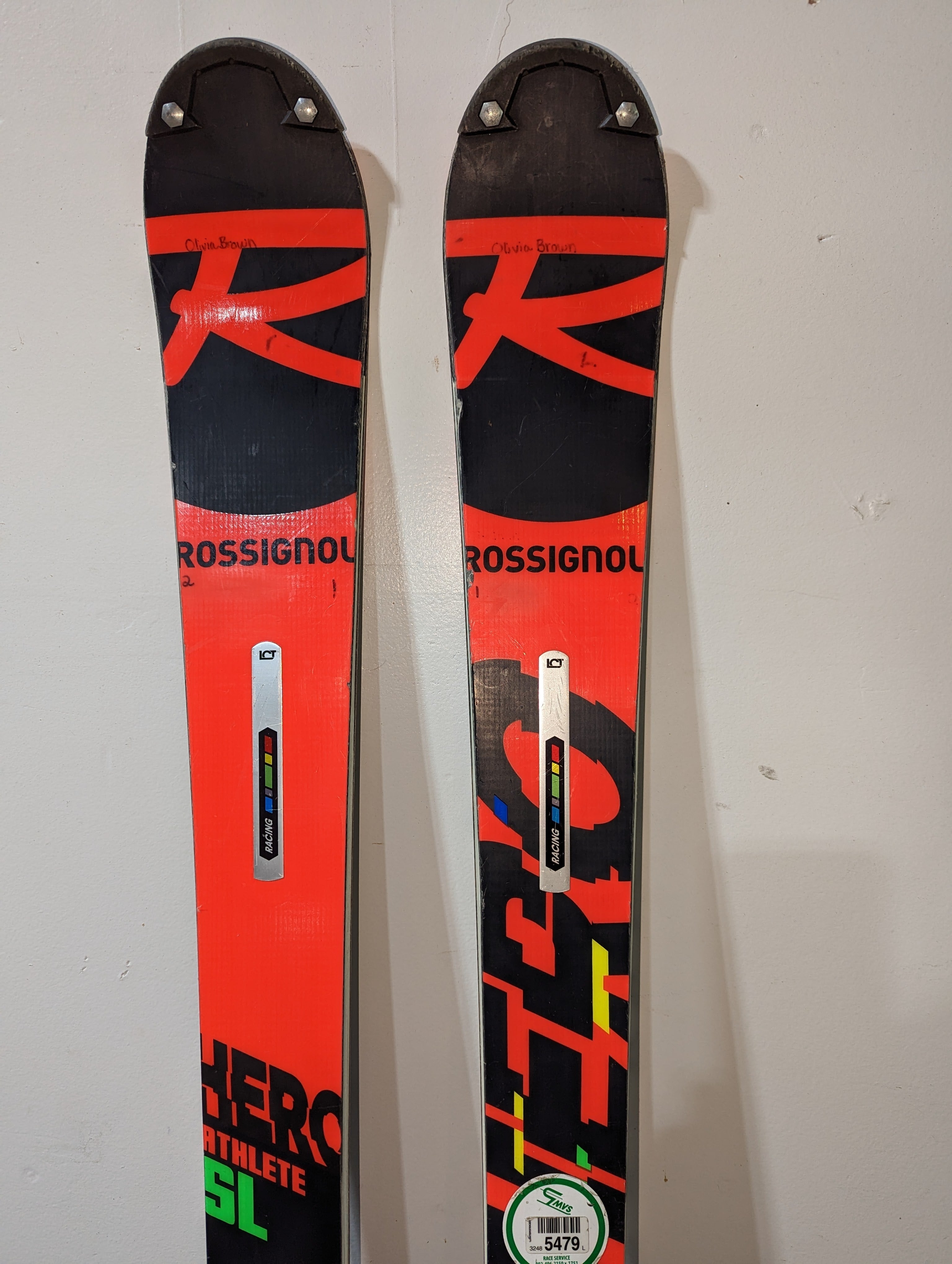 Used Rossignol 150 cm Racing Hero Athlete SL Skis Without Bindings