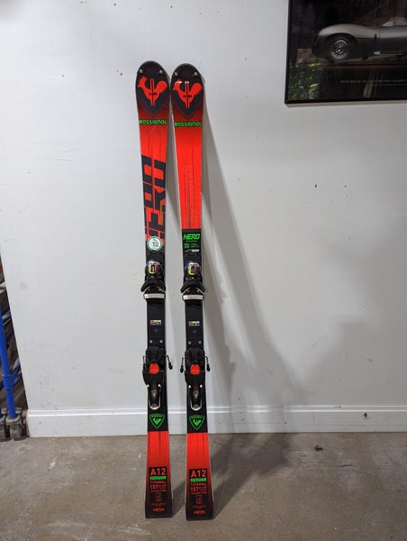 Used Rossignol 157 cm Racing Hero Athlete SL Skis With Bindings