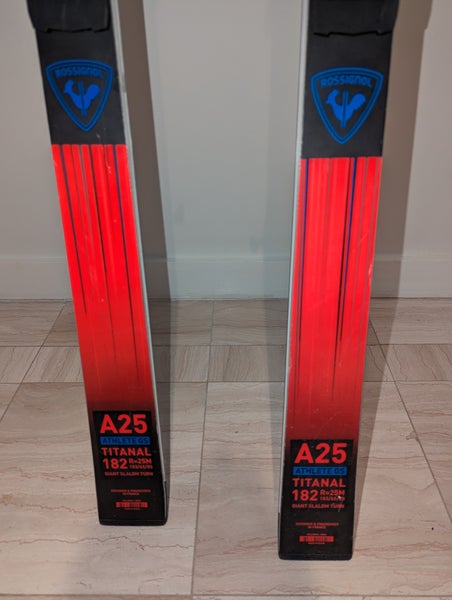 Used Rossignol 182 cm Racing Hero Athlete GS Skis With Bindings