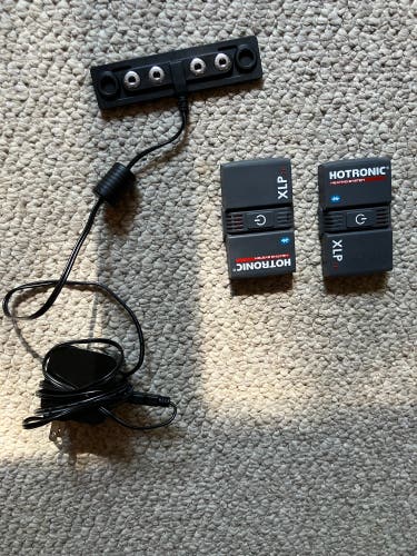 Hotronic Heated Socks XLP 2P Batteries And Charger 2 Pair 35-38