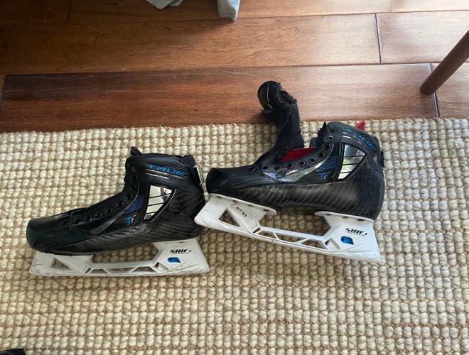 Used True Custom Pro Hockey Goalie Skates