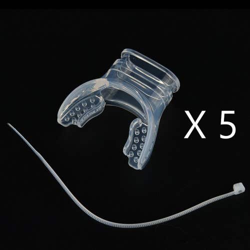 5x Clear Mouth Piece Lot Scuba Diving & Snorkel Bite 2nd Stage Regulator     USA