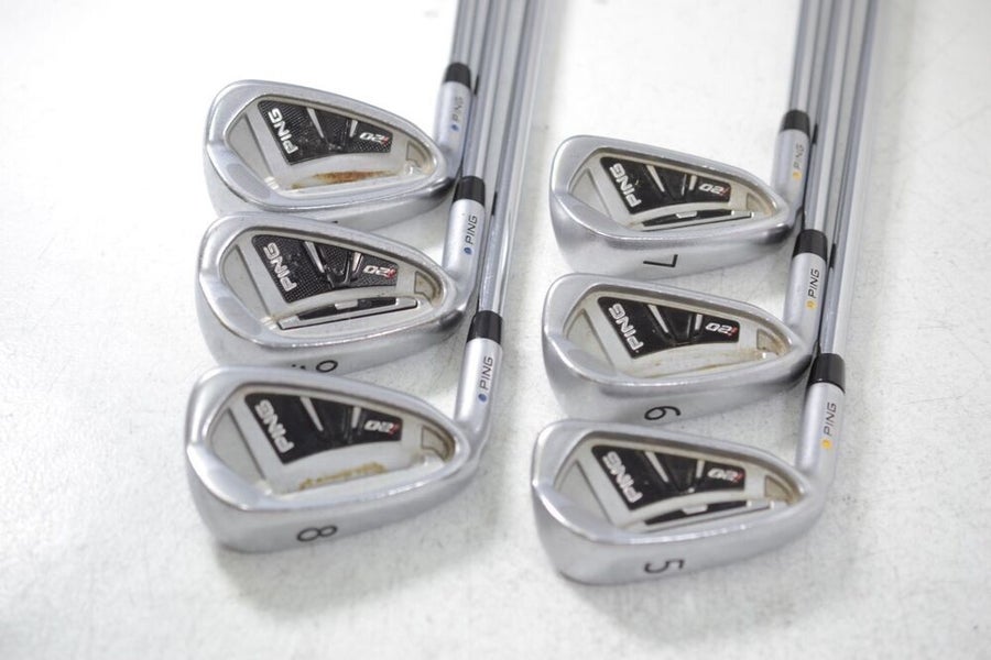 LEFT HANDED Ping i20 5-W Iron Set Yellow Dot Stiff Flex NS Pro