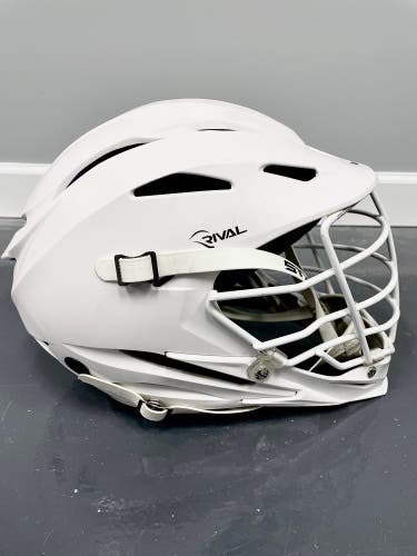 STX Rival Lacrosse Helmet White L/XL 23-24 NOCSAE Approved