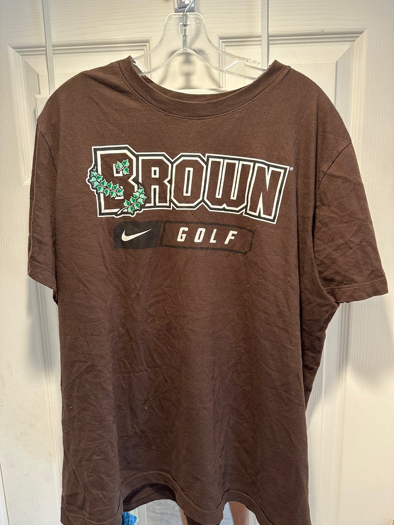 vintage brown nike shirt