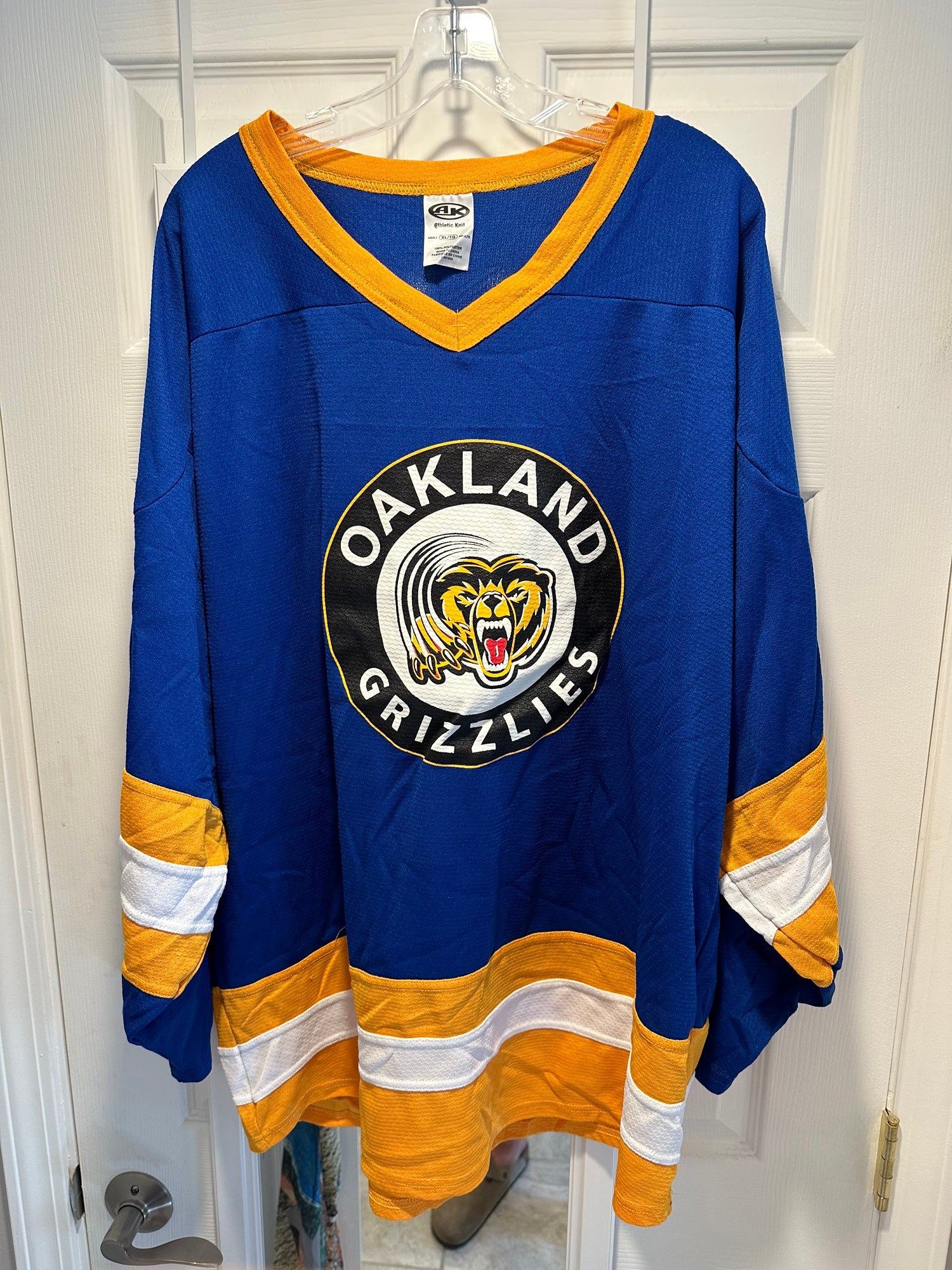 Oakland Jr Grizzlies Jersey (Goalie Cut)