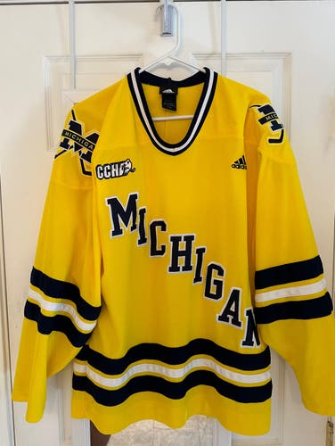University Of Michigan Adidas Hockey Jersey