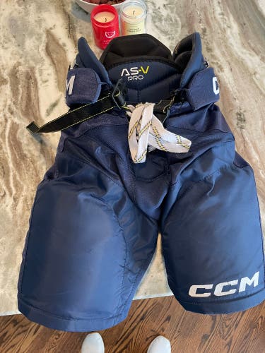 CCM AS-V PRO SR. SMALL NAVY PANTS