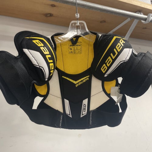 Youth Size Large BAUER SUPREME S150 ICE HOCKEY PLAYER SHOULDER PADS