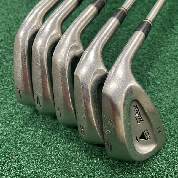 Titleist DCI 962 Iron 3-4-5-8-9 Golf Clubs Men's Right Hand Rifle Stiff Steel