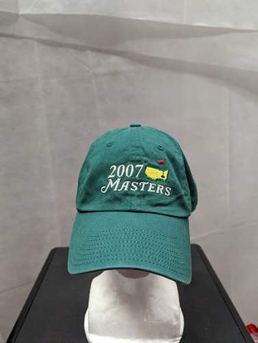 Retro 2007 Masters American Needle Strapback Hat Green