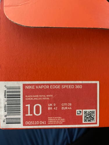 Nike Low Top Vapor Edge Speed Size 360 Size 10