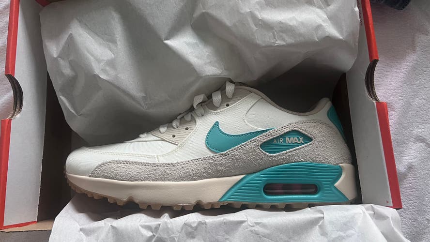 Men's Size Men's 10.5 (W 11.5) Nike Air Max 90 Golf Shoes