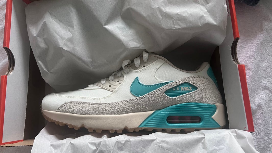 Men's Size Men's 10.5 (W 11.5) Nike Air Max 90 Golf Shoes