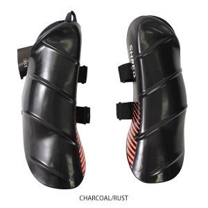 NEW SHRED CARBON SHIN GUARDS - Medium -  Charcoal/Rust