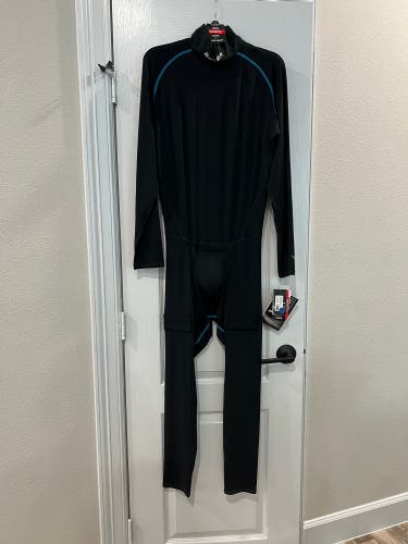C2-1 Black New Large Men's Bauer Core Full  Compression Suit Base Layer