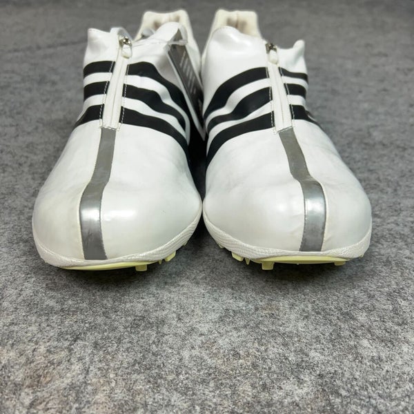 Adidas Mens Shoe 14.5 White Black Cleat Long Jump Track Spikes Sports Low LJ C