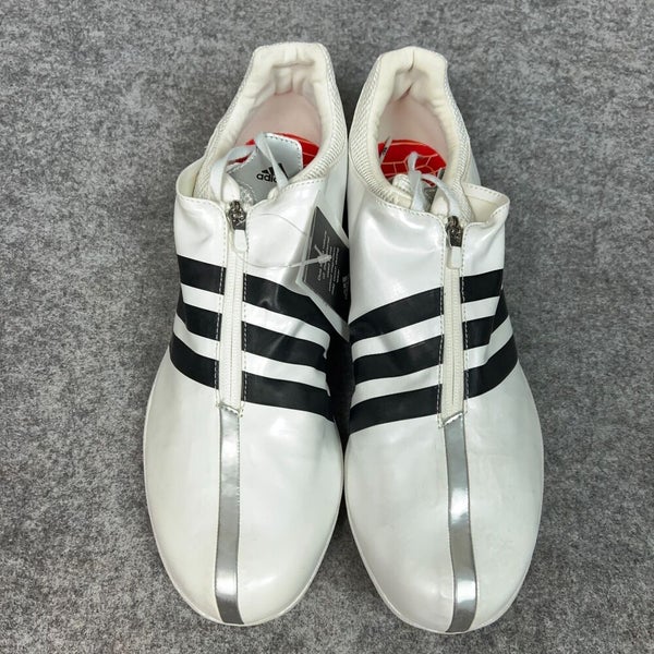 Adidas Mens Shoe 14.5 White Black Cleat Long Jump Track Spikes Sports Low LJ C