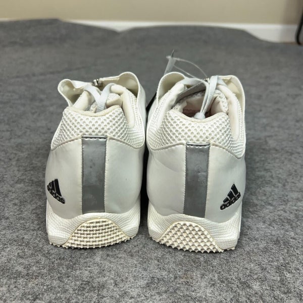 Adidas Mens Shoe 14.5 White Black Cleat Long Jump Track Spikes Sports Low LJ C