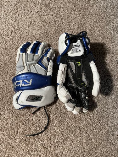 Used Reebok 13" Lacrosse Gloves