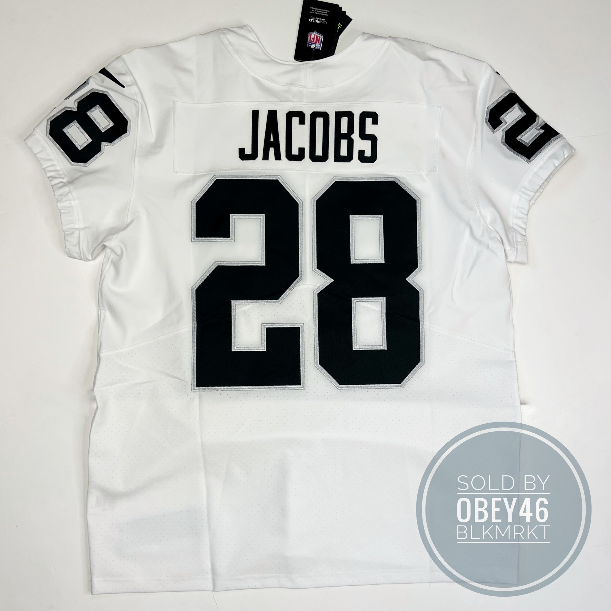 Product Detail  NIKE JOSH JACOBS ELITE JERSEY